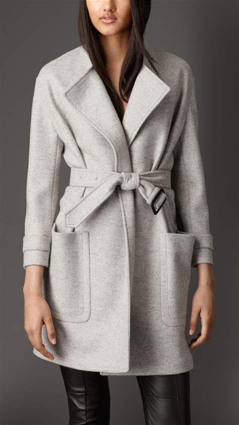 burberry white and grey back|burberry grey wool coat.